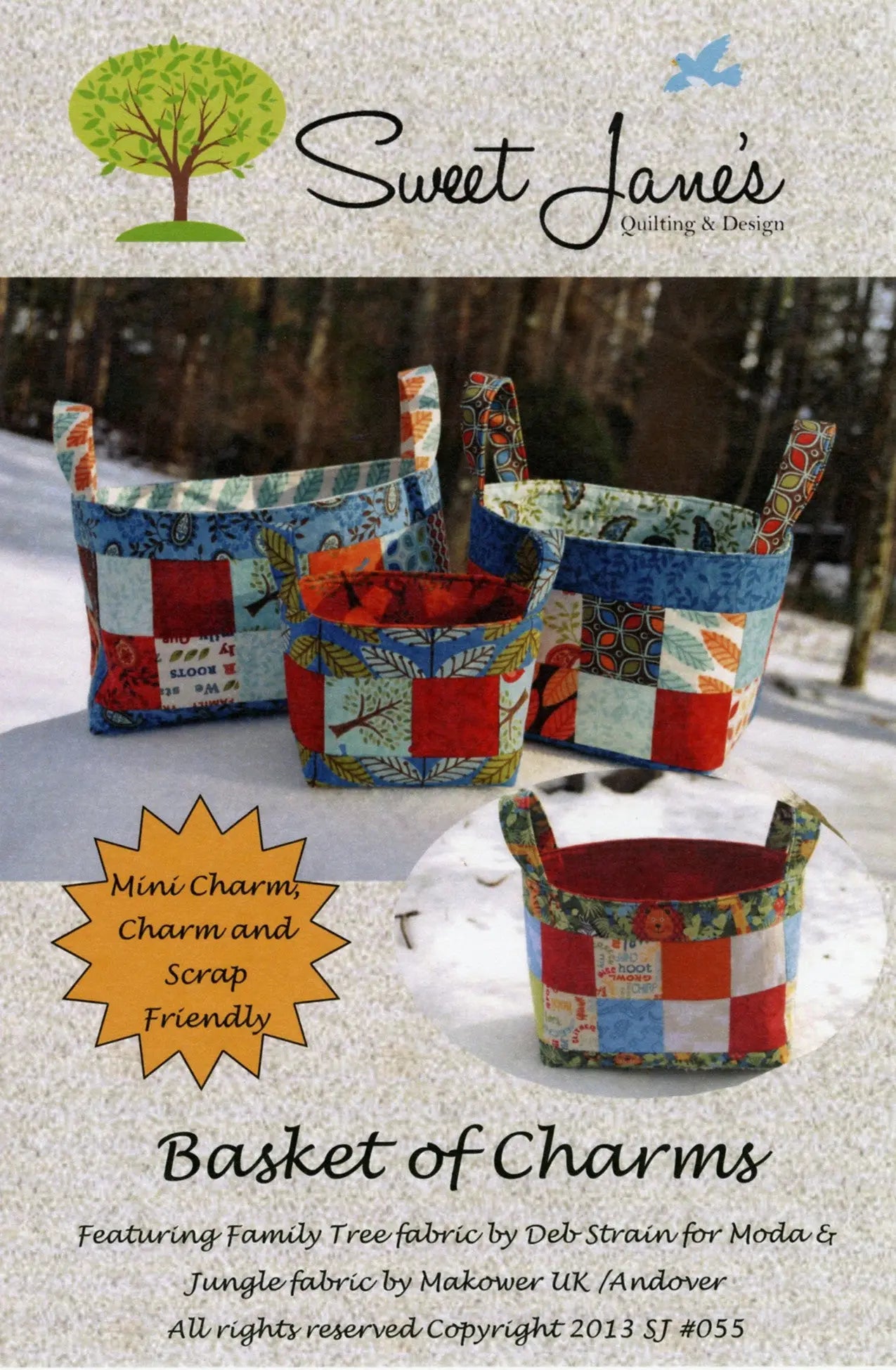 Basket of Charms - Linda's Electric Quilters