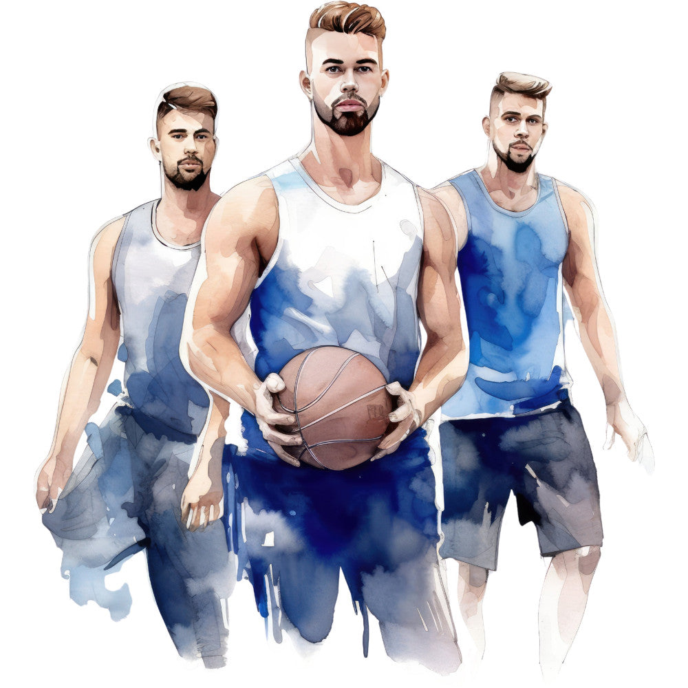 Basketball Game Fabric Panel 14