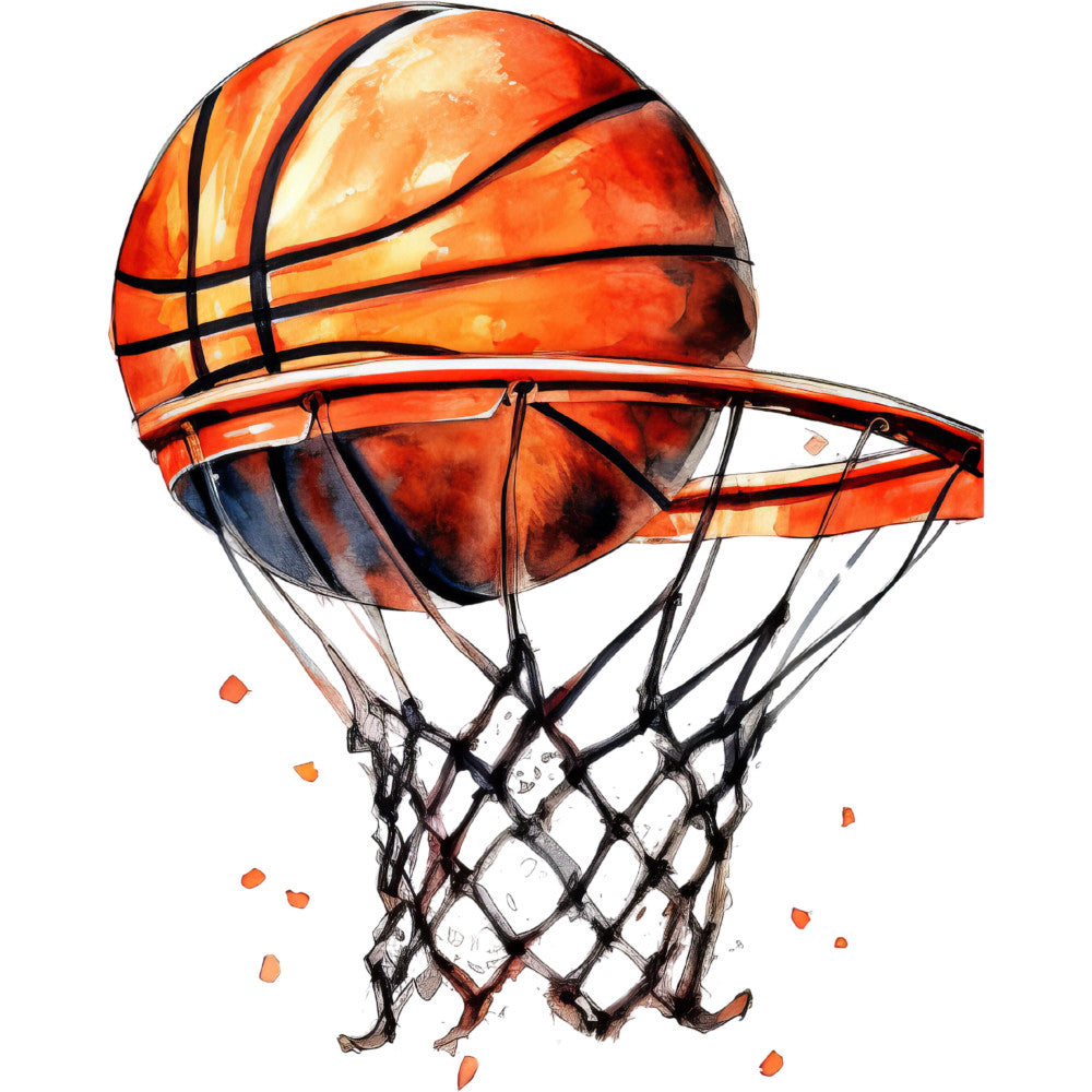 Basketball Game Fabric Panel 18