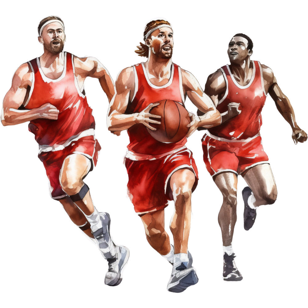 Basketball Game Fabric Panel 20