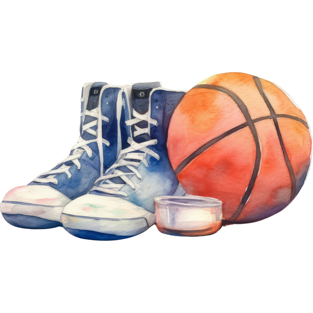 Basketball Game Fabric Panel 24