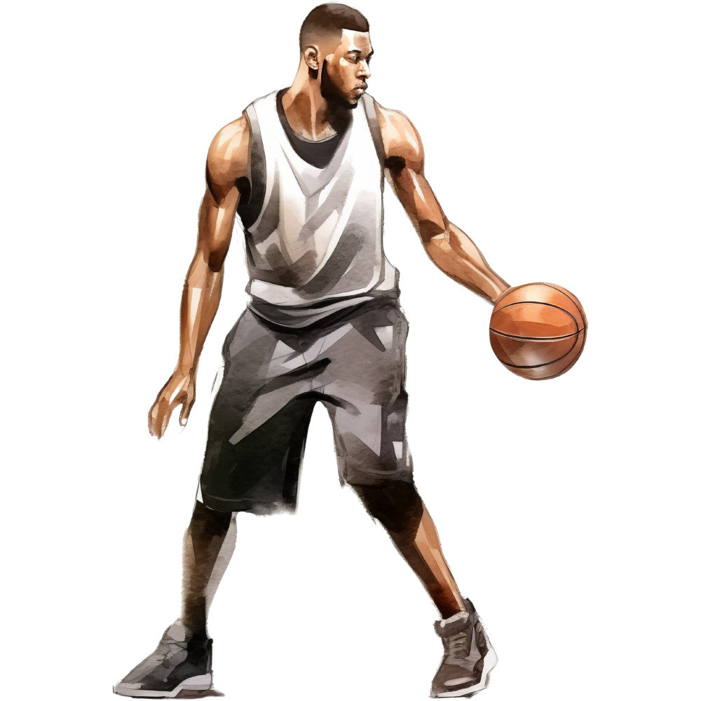 Basketball Game Fabric Panel 31