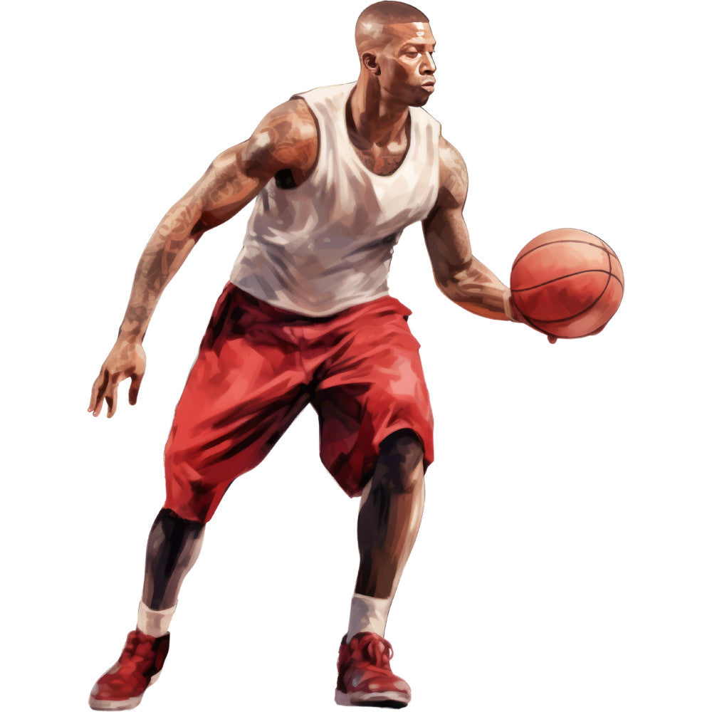 Basketball Game Fabric Panel 32