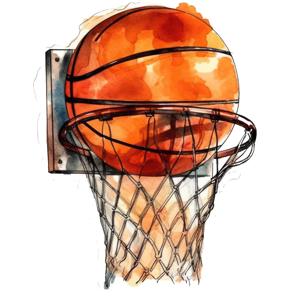 Basketball Game Fabric Panel 35