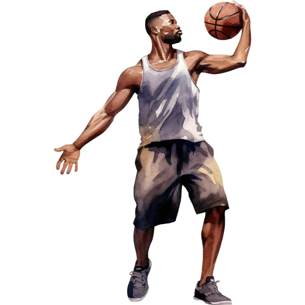 Basketball Game Fabric Panel 4