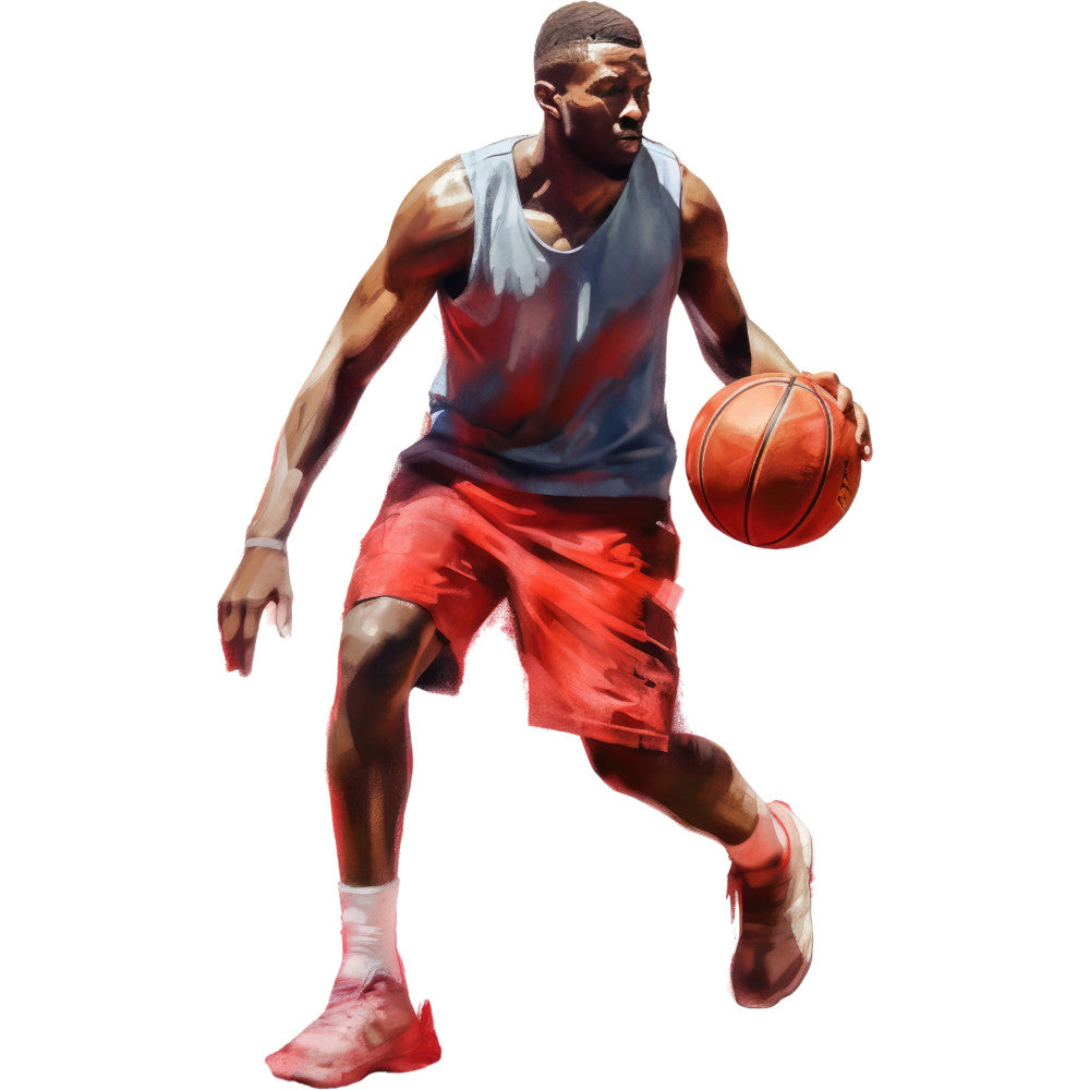 Basketball Game Fabric Panel 6