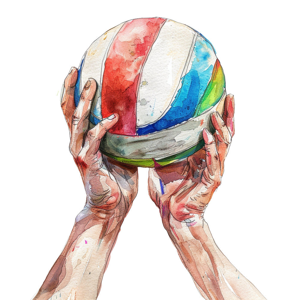 Beach Volleyball Fabric Panel 20
