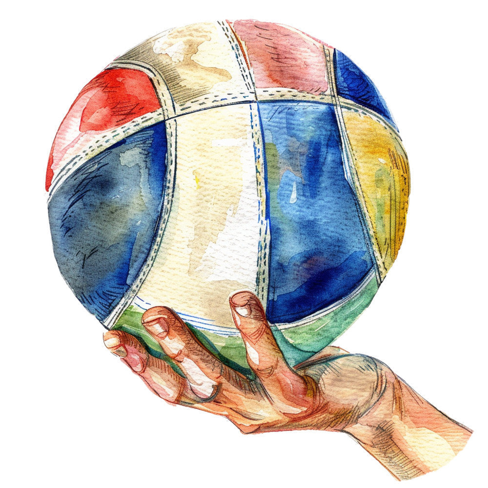Beach Volleyball Fabric Panel 32