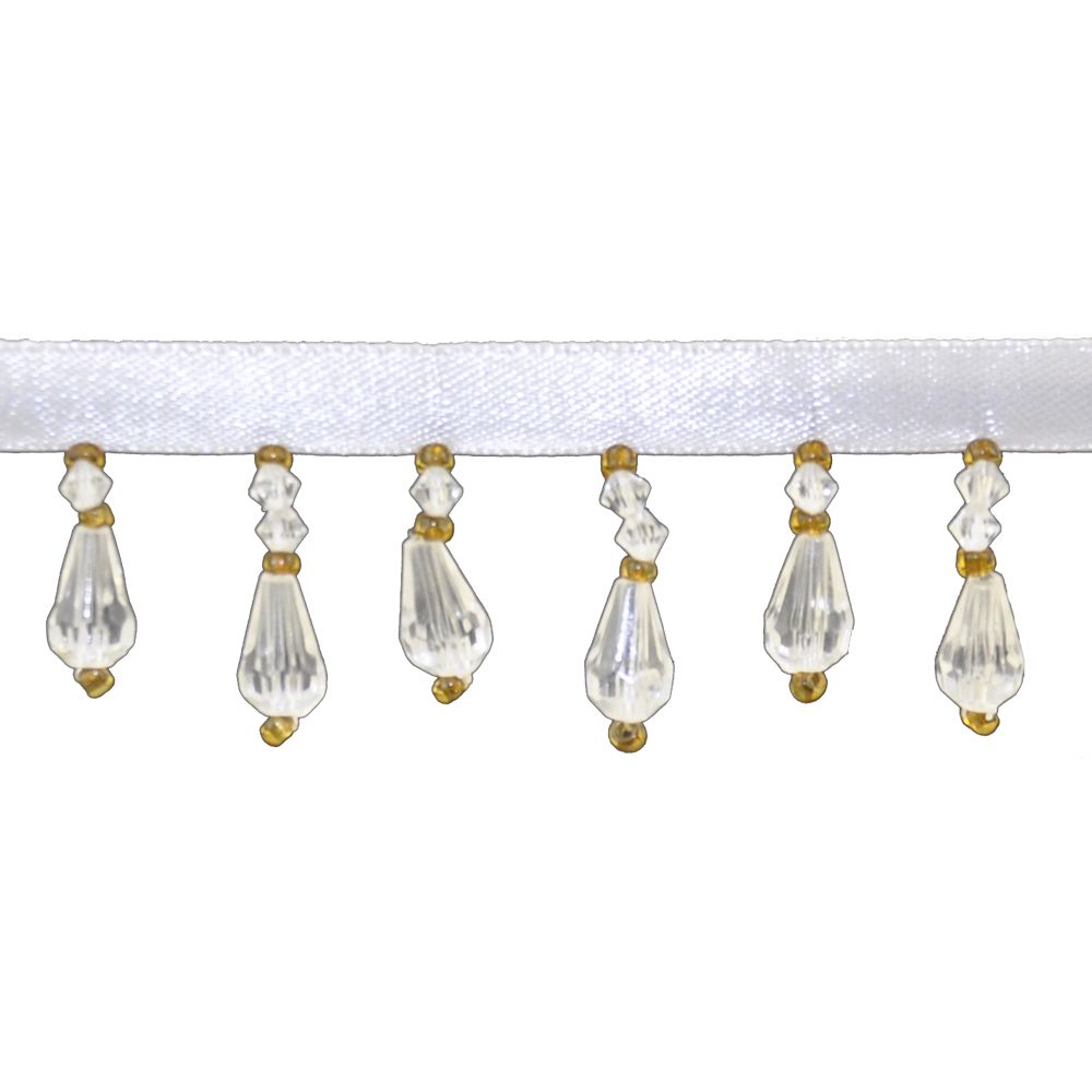 Beaded Fringe-1 1/2" length-BB-902 x 15 Yard Roll