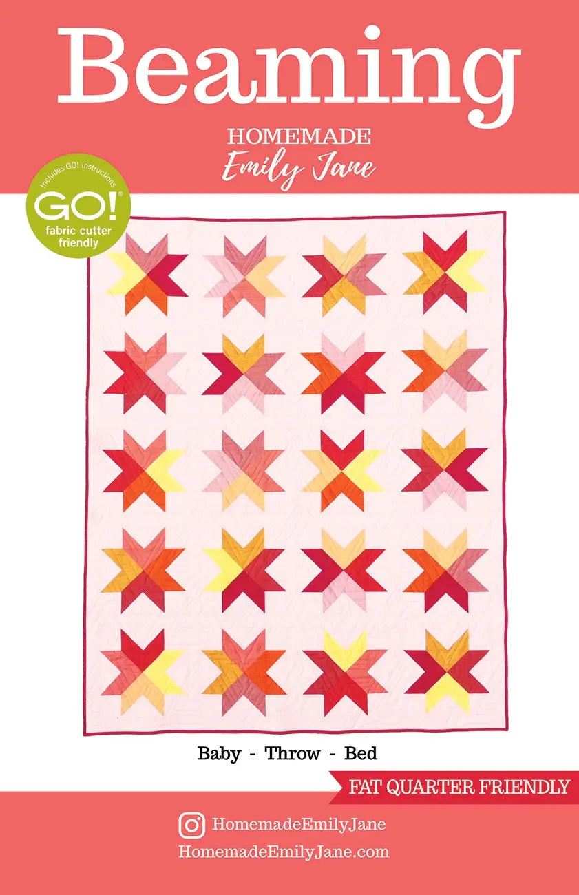 Beaming Quilt Pattern - Linda's Electric Quilters