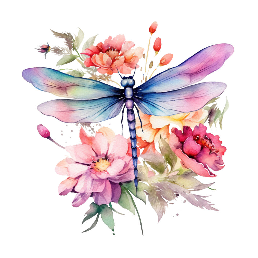 Beautiful Dragonfly Fabric Panel 3 QuiltingFabricPanels
