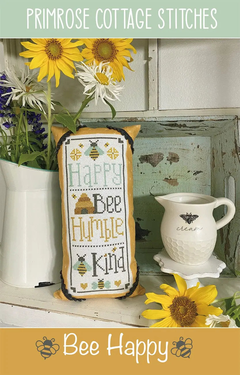 Bee Happy Cross Stitch - Linda's Electric Quilters