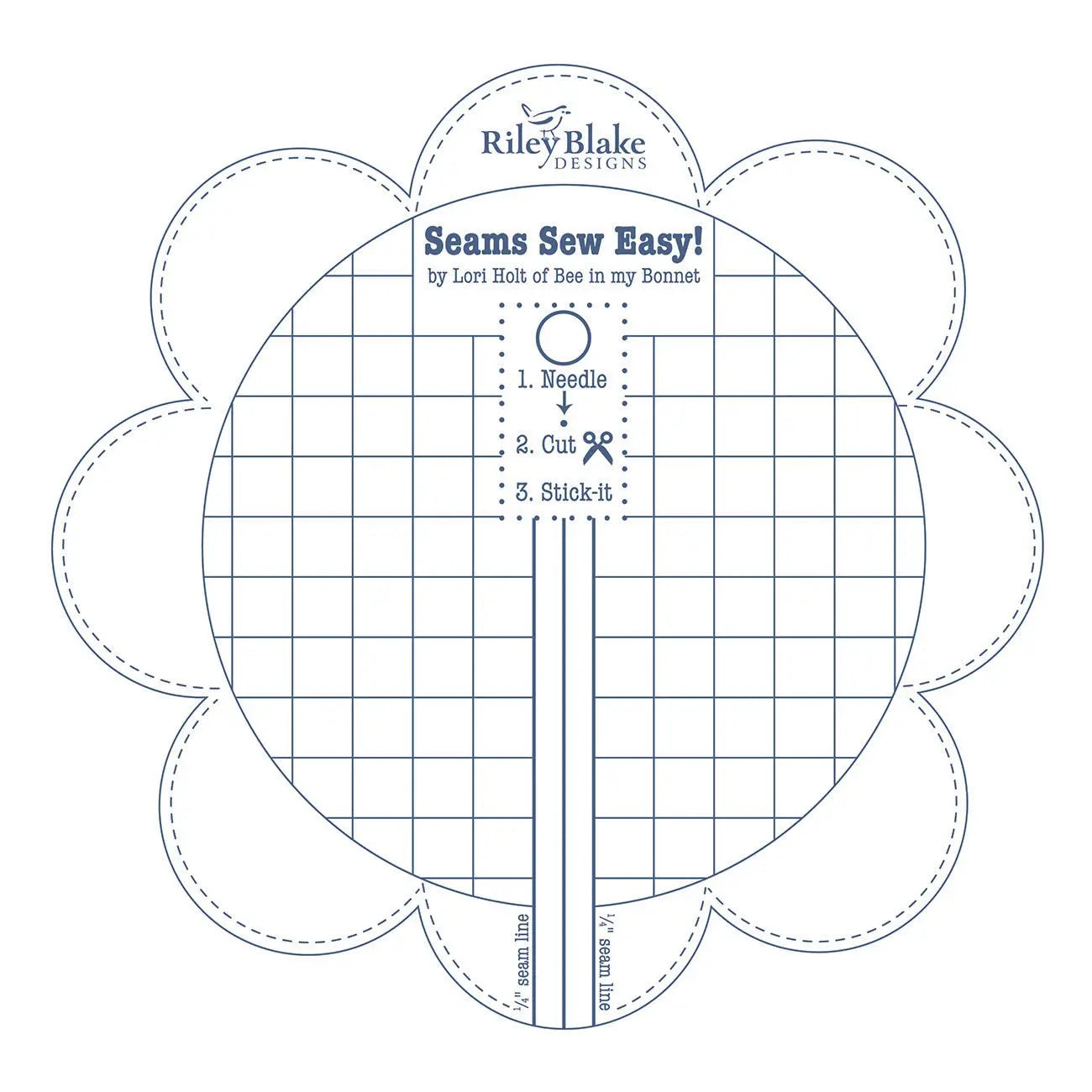 Bee In My Bonnet Seam Guide Color Denim