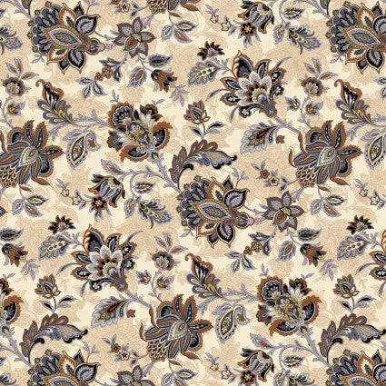 Beige Footstool Cotton Wideback Fabric Per Yard - Linda's Electric Quilters