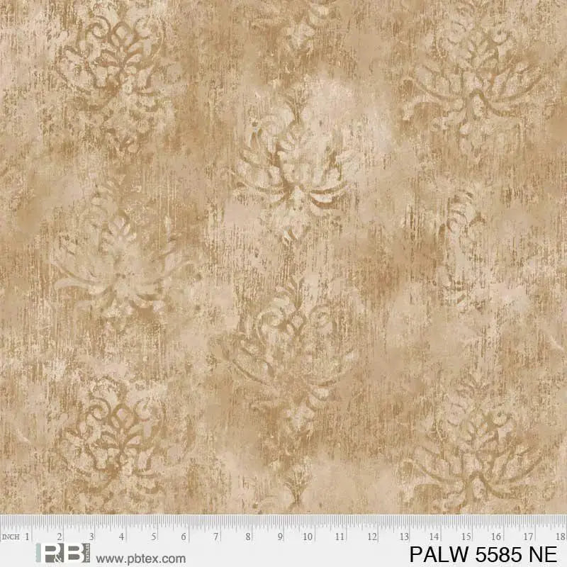 Beige Palazzo Cotton Wideback Fabric ( 1 yard pack ) - Linda's Electric Quilters