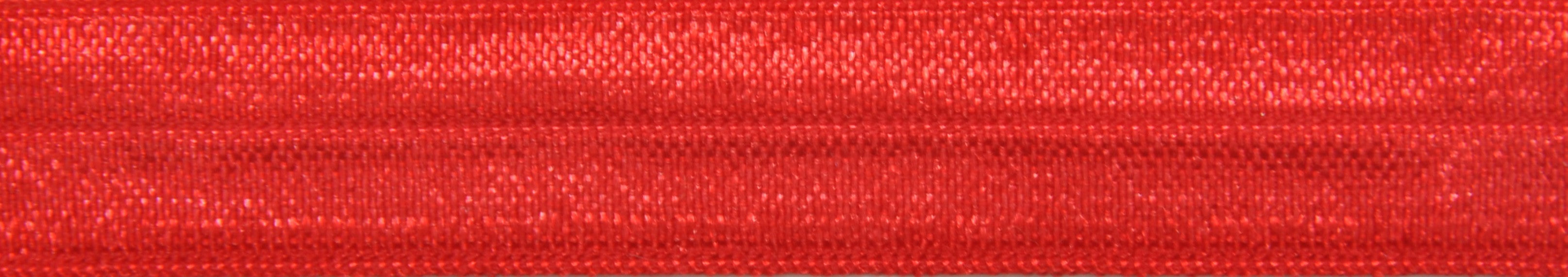 Belagio Enterprises - 1/2" width Fold-Over Elastic Ribbon (50 Yard Roll) - BE-305-22 Red