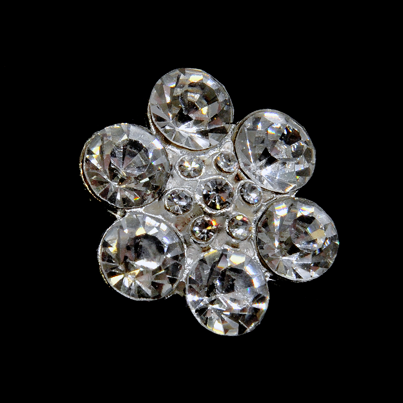 Belagio Enterprises - 1" Width Rhinestone Buttons (6pcs per Order) - BRB-156