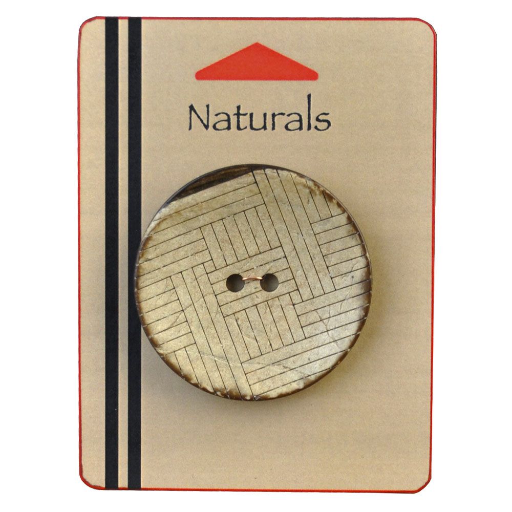 Belagio Enterprises - 50mm Naturals Buttons (6pcs Per Packet) - BPB-1007