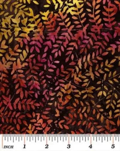 Benartex 3768-77 Parrot Cove Balis orange/pink fern 45" Fabric Per Yard Fabric Fanatics