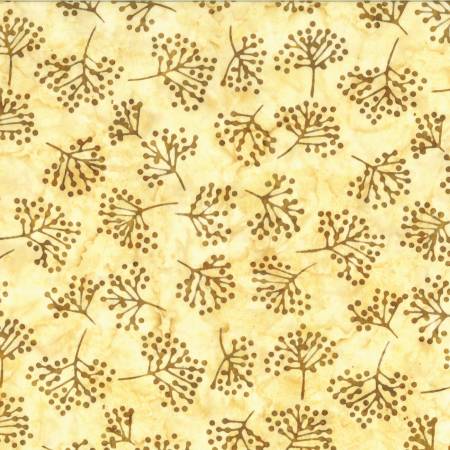 Benartex 9277-77 Baby's Breath - Cream/Brown 45" Fabric Per Yard