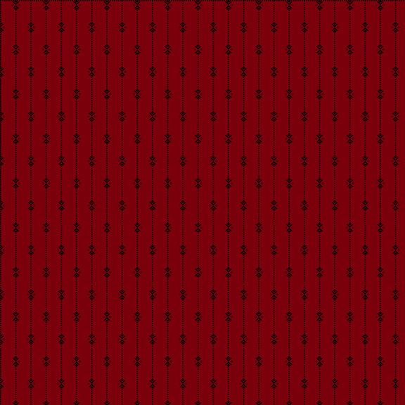 Betsy's Needlework - Colonial Stripe - Red 44" / 45" Fabric Per Yard