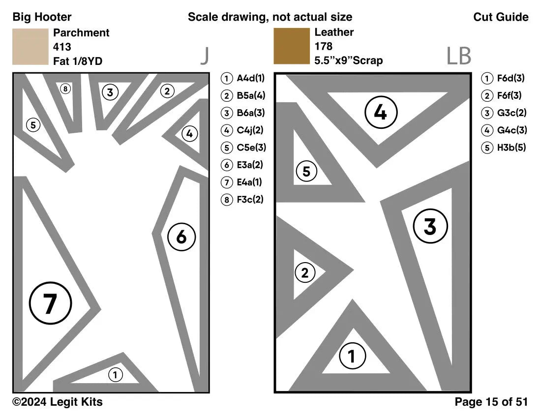 Big Hooter Quilt Kit Legit Kits