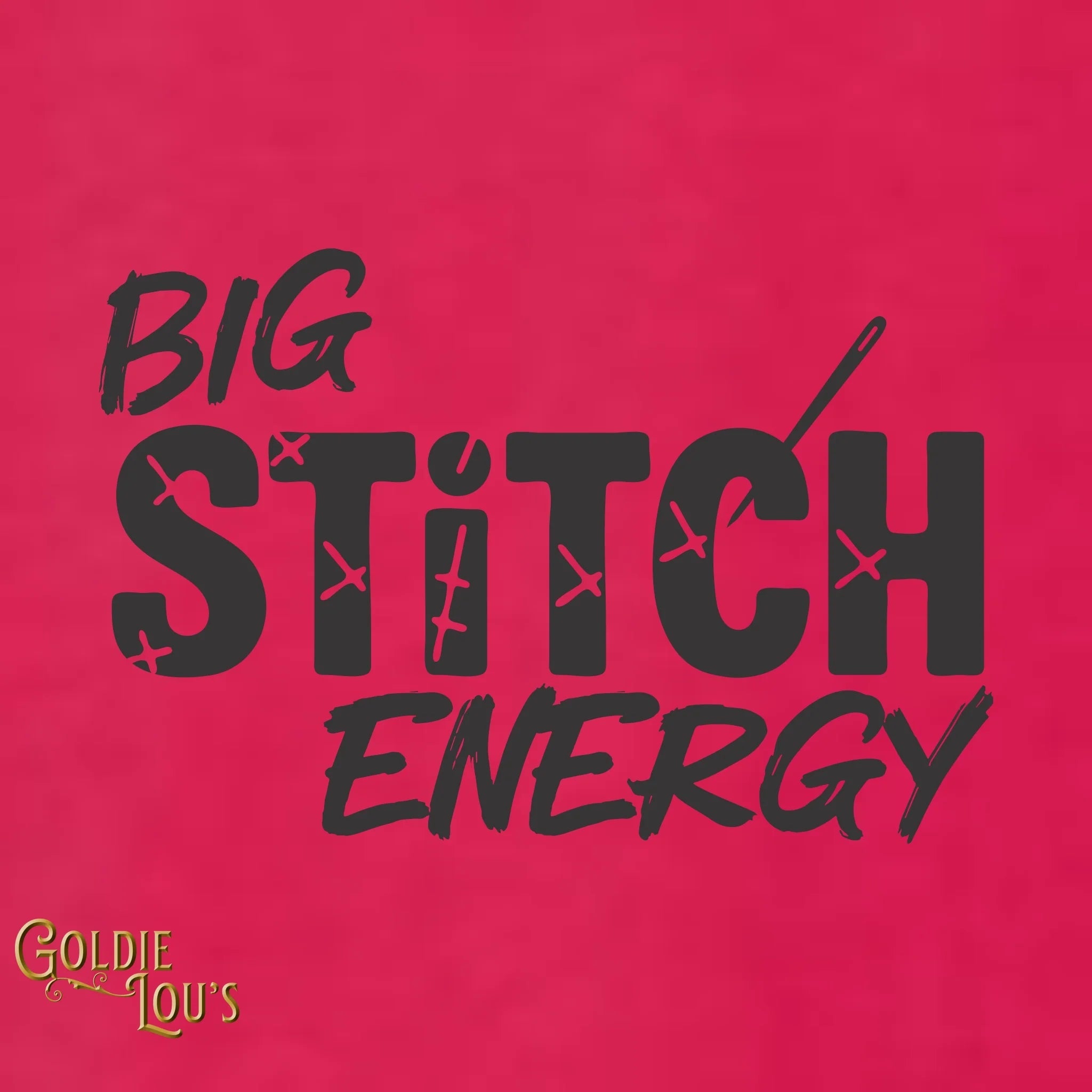 Big Stitch Energy Quilting T-shirt
