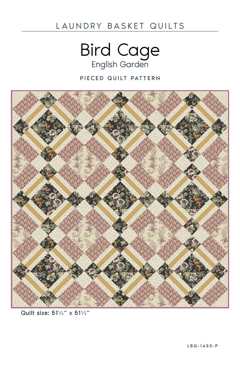 Bird Cage - English Garden - Linda's Electric Quilters