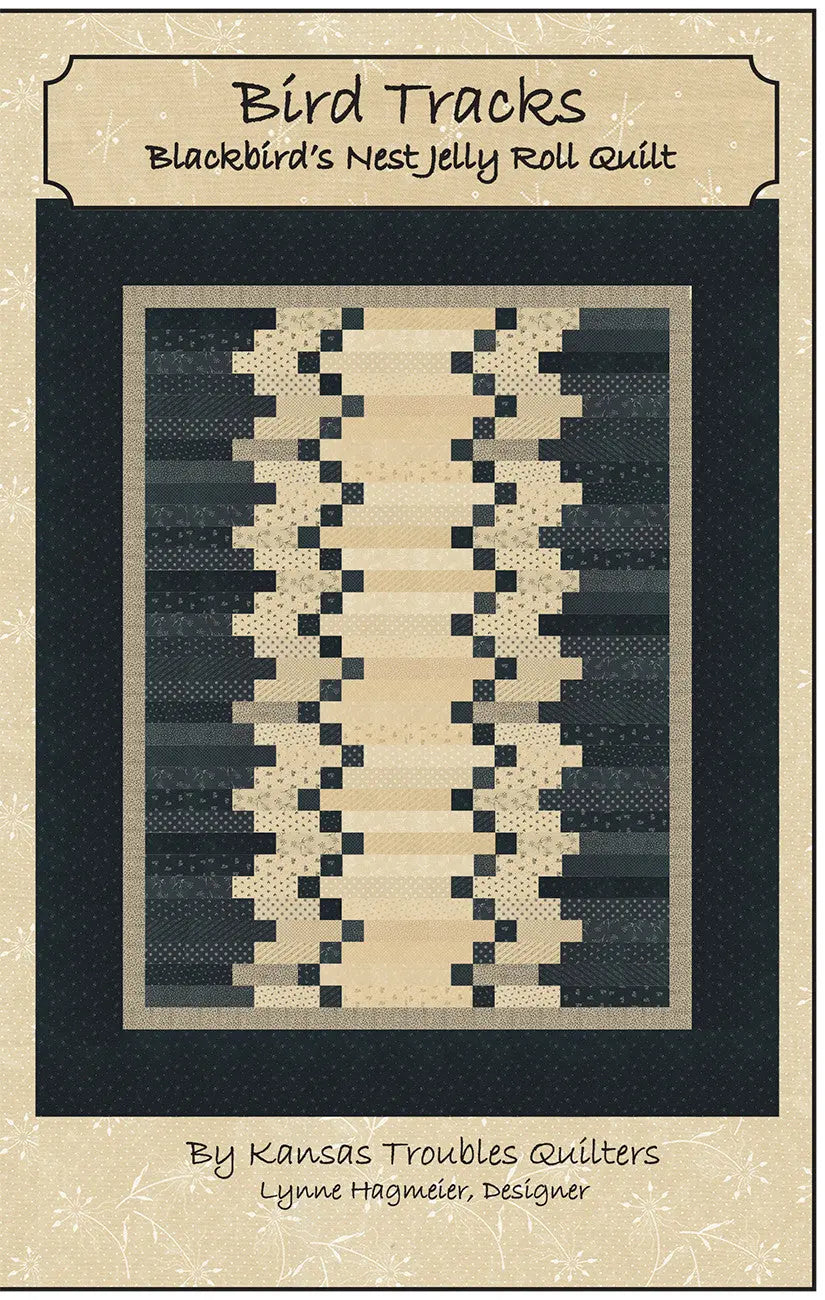 Bird Tracks Blackbird's Nest Jelly Roll Quilt - Linda's Electric Quilters