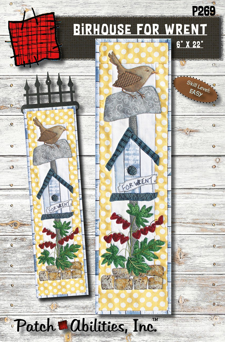 Birdhouse For Wrent - Linda's Electric Quilters