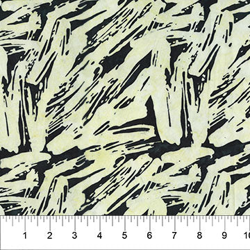 Black Brushstroke Celebration Cotton 44/45 Fabric Per Yard