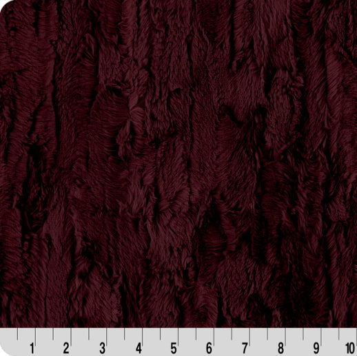 Black Cherry Luxe Cuddle Willow 58/60" Fabric Per Yard