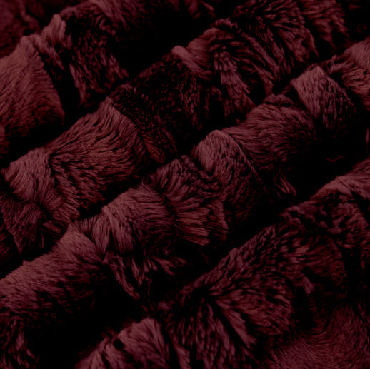 Black Cherry Luxe Cuddle Willow 58/60" Fabric Per Yard