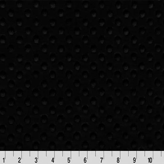 Black Cuddle Dimple Fabric per yard - Linda's Electric Quilters