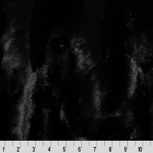 Black Luxe Cuddle Mirage 80" Fabric per yard - Linda's Electric Quilters
