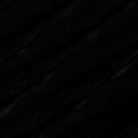 Black Luxe Cuddle Oceana 58/60" Fabric Per Yard