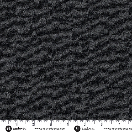 Black Phosphor Cotton Wideback Fabric 