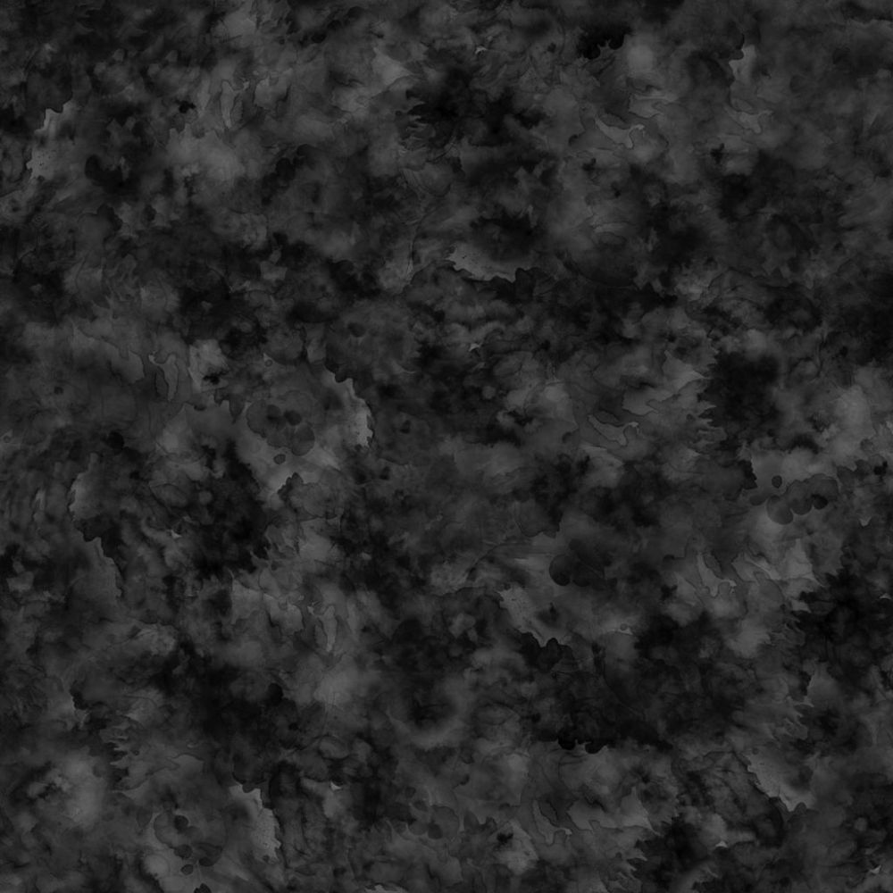 Black Quilt Backing - Water Color 108" Wide Cotton Fabric Per Yard