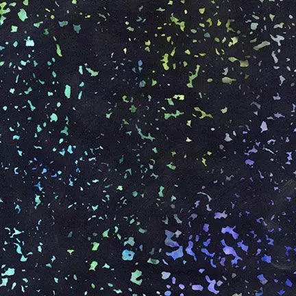 Black Royal Confetti Wideback Fabric Per Yard - Linda's Electric Quilters