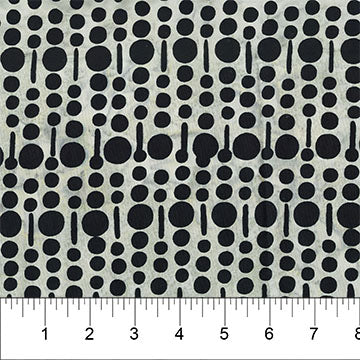 Black & Grey Bubble Cluster Bubble Pop 83704-90 Cotton 44"/45" Fabric Per Yard