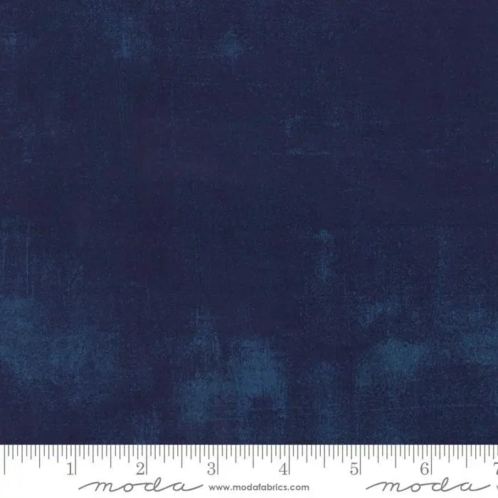 Blue Aqua Grunge Basics Navy 44"/45" Per Yard Moda Fabrics & Supplies