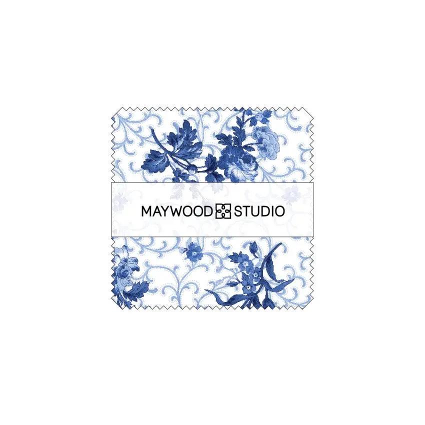 Blue Belle Floral - 5" Squares (42 pcs) EE Schenck Co