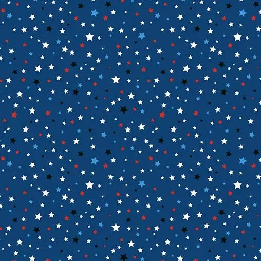 Blue Daydreamer Cotton Wideback Fabric Per Yard - Linda's Electric Quilters