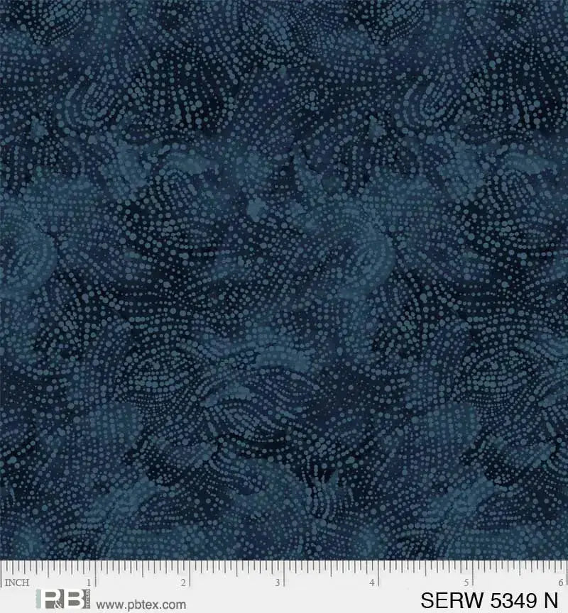 Blue Denim Serenity Cotton Wideback Fabric per yard P&B Textiles