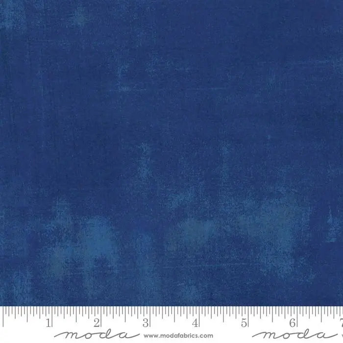 Blue Grunge Basics Cobalt 44"/45" Per Yard Moda Fabrics & Supplies