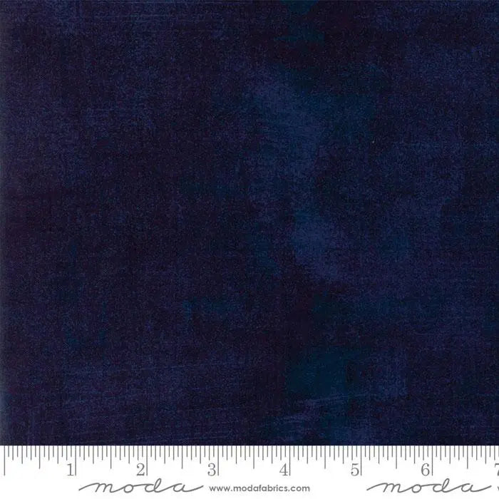 Blue Grunge Basics Peacoat 44"/45" Per Yard Moda Fabrics & Supplies