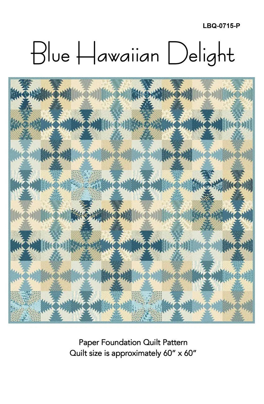 Blue Hawaiian Delight - Linda's Electric Quilters