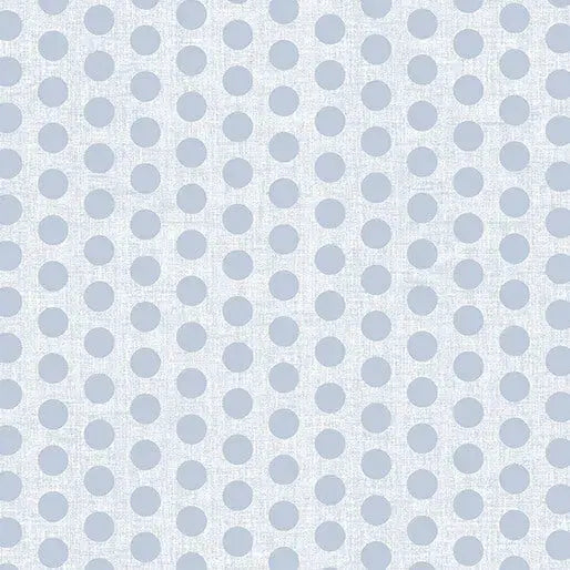 Blue Linen Dot Cotton Wideback Fabric per yard - Linda's Electric Quilters