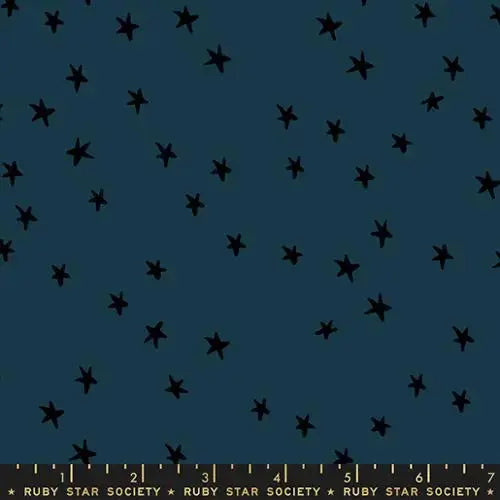 Blue Smoke Starry Wideback Fabric per yard - Linda's Electric Quilters