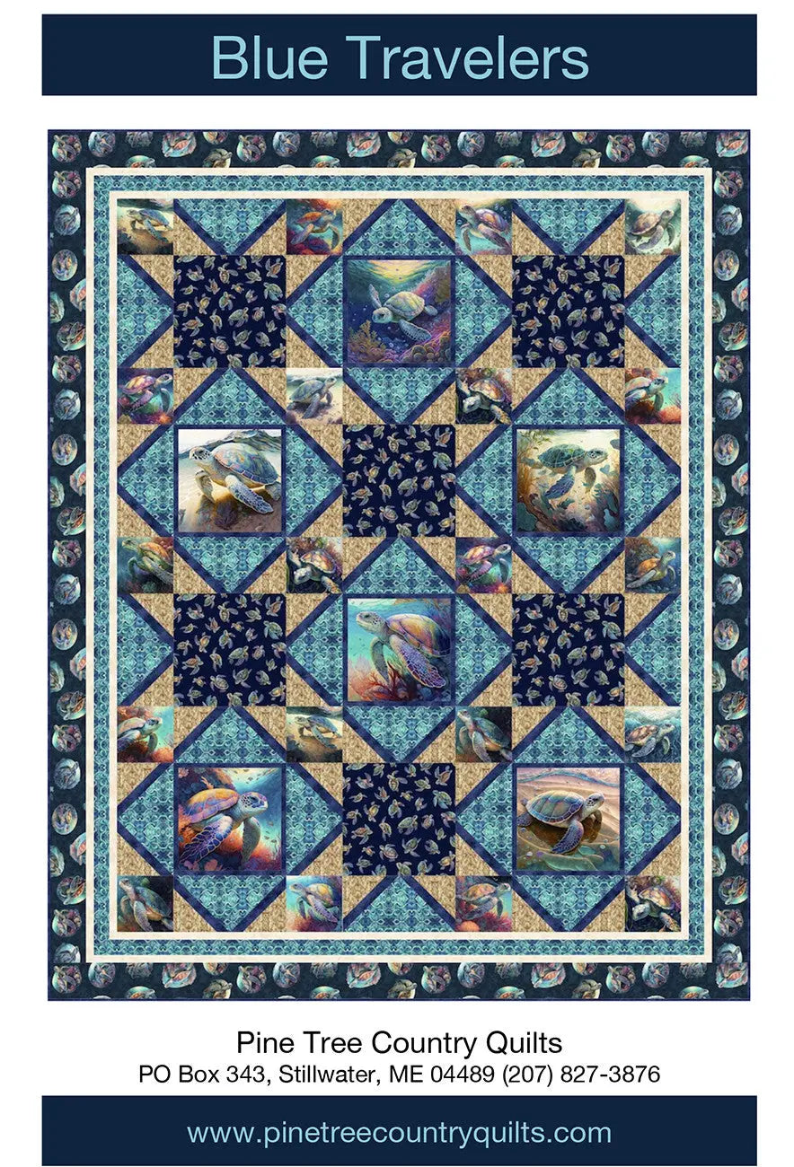 Blue Travelers - Linda's Electric Quilters